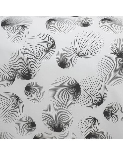 Parure housse de couette Aileen noir/blanc