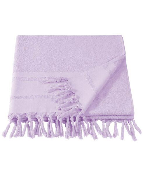 Drap de plage Fjara lavande - 100x180 cm