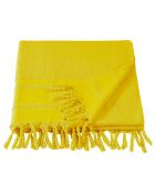 Drap de plage Fjara jaune - 100x180 cm