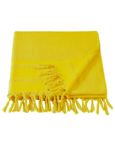 Drap de plage Fjara jaune - 100x180 cm