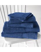 Set da bagno Hélène blu indaco - 6 pezzi