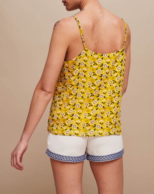 Caraco Emily imprimé jaune