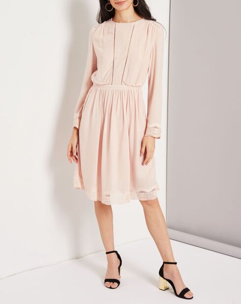 Robe Carine dos corsage nude