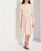 Robe Carine dos corsage nude