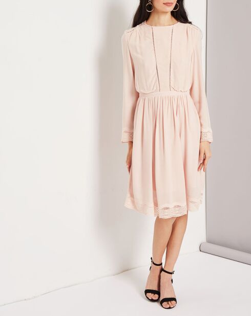 Robe Carine dos corsage nude