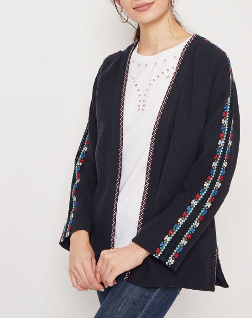 Mitternachtsblaue Jacke Darius