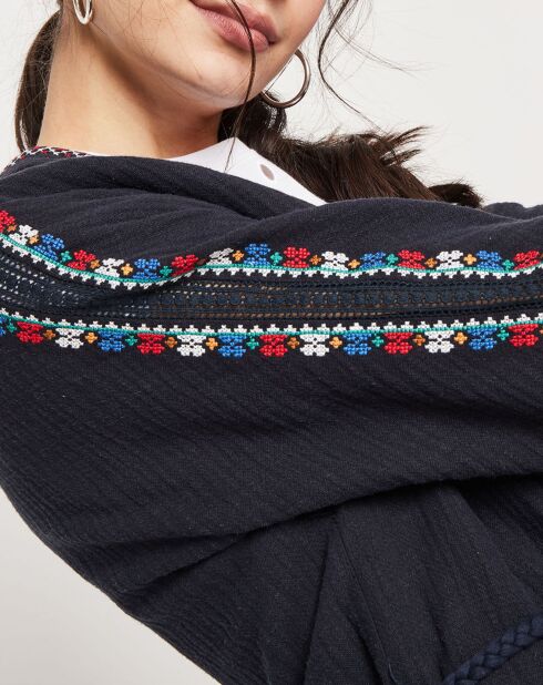 Mitternachtsblaue Jacke Darius