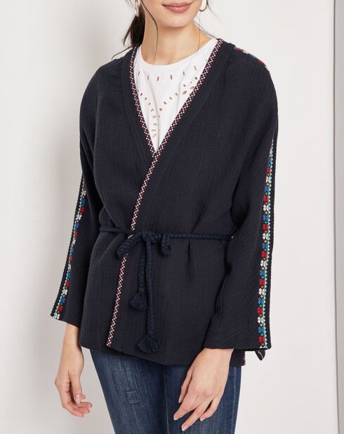 Mitternachtsblaue Jacke Darius