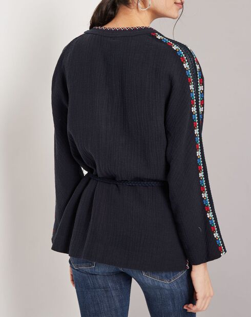 Mitternachtsblaue Jacke Darius