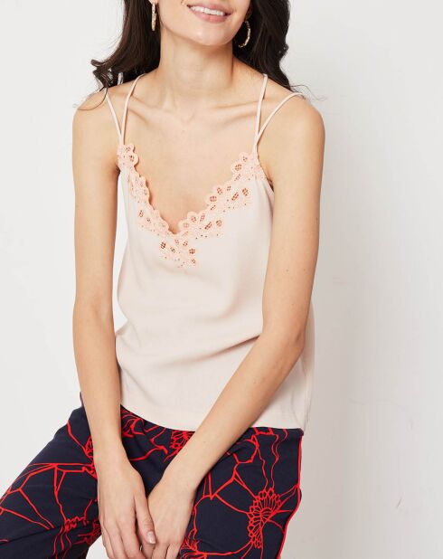 Camisola rosa empolvado Lamia