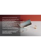 Orecchini Ness in oro rosa 0,03 ct con diamanti