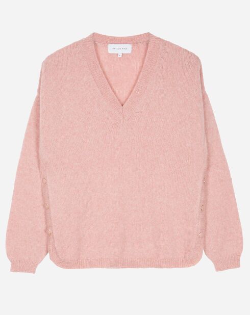 Pull en Laine mélangée Lepassy rose