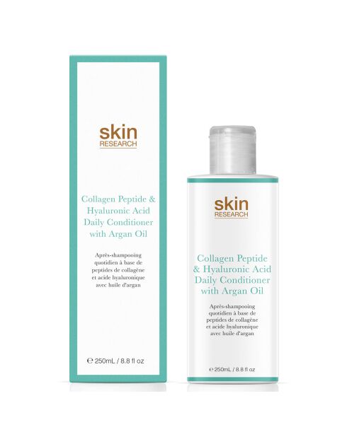 Après-shampooing au collagène & acide hyaluronique à l'huile d'argan - 250ml