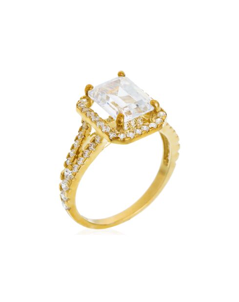 Splendeur geelgouden ring