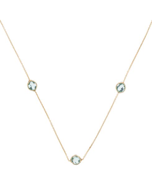 Collier Horizon Topaze or jaune