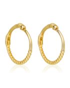 Boucles d'oreilles Tendresse or jaune