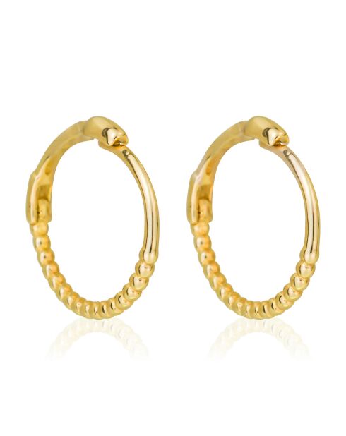 Boucles d'oreilles Tendresse or jaune