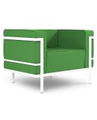 Fauteuil d'extérieur Cannes vert - 70x100x70 cm