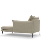 Méridienne droite Elio beige - 170x107x97 cm
