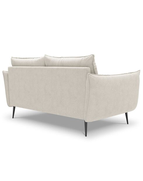 Canapé Elio beige clair - 158x100x97 cm