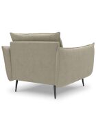 Fauteuil Elio beige - 93x100x97 cm
