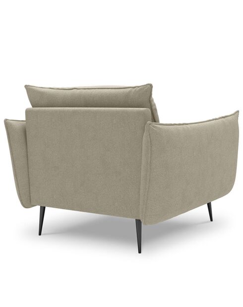 Fauteuil Elio beige - 93x100x97 cm
