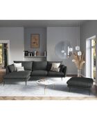 Pouf Elio gris foncé - 100x80x45 cm