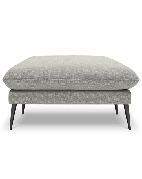 Pouf Elio gris clair - 100x80x45 cm