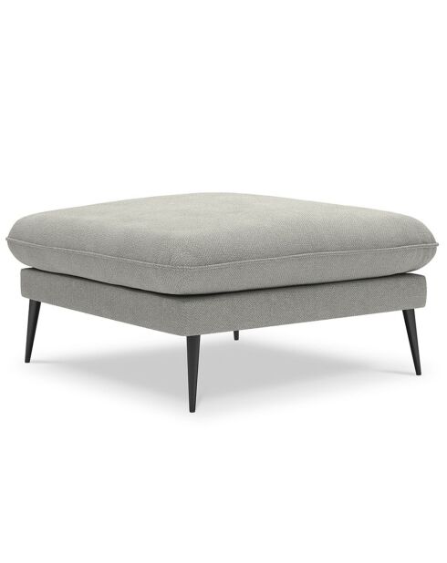 Pouf Elio gris clair - 100x80x45 cm