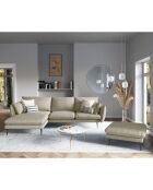 Pouf Elio beige - 100x80x45 cm