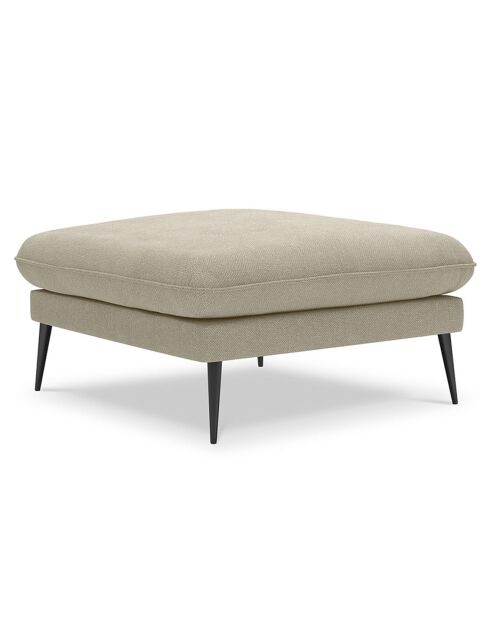 Pouf Elio beige - 100x80x45 cm