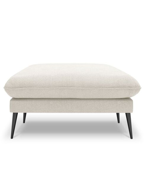 Pouf Elio beige clair - 100x80x45 cm