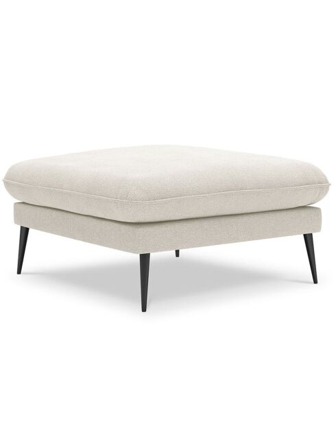 Pouf Elio beige clair - 100x80x45 cm