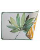 6 veelkleurige oosterse botanische placemats - 45x30 cm 