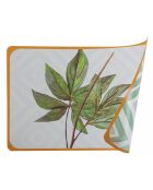 6 veelkleurige oosterse botanische placemats - 45x30 cm 