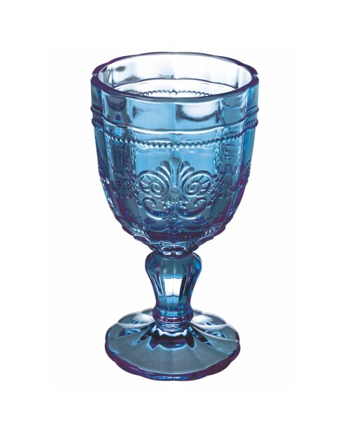 6 veelkleurige Syrah-wijnglazen - 23,5 cl