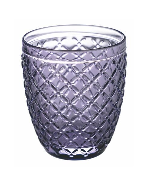 6 Nuovo Rombi veelkleurige waterglazen - 35 cl