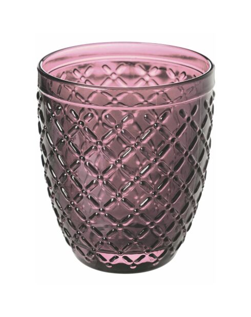 6 Nuovo Rombi veelkleurige waterglazen - 35 cl