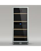 Cave de conservation 149 bouteilles Dual Zone encastrable - 59.5x73.5x140 cm