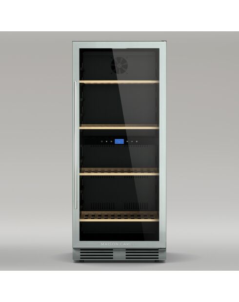 Cave de conservation 149 bouteilles Dual Zone encastrable - 59.5x73.5x140 cm