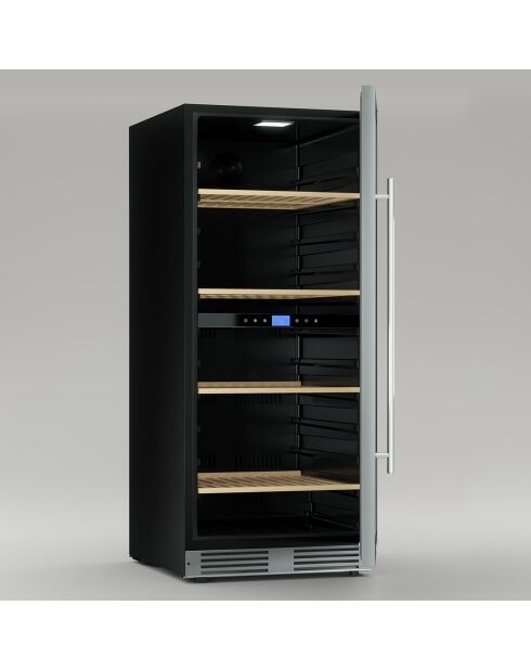Cave de conservation 149 bouteilles Dual Zone encastrable - 59.5x73.5x140 cm