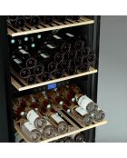 Cave de conservation 149 bouteilles Dual Zone encastrable - 59.5x73.5x140 cm