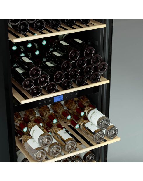 Cave de conservation 149 bouteilles Dual Zone encastrable - 59.5x73.5x140 cm