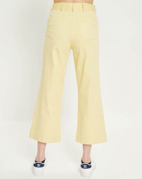 Pantalon large Garance  jaune