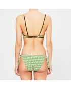 Maillot de bain 2 pièces Himba vert/écru