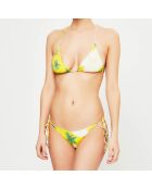 Maillot de bain 2 pièces triangles souples Zulu jaune