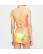 Maillot de bain 2 pièces triangles souples Zulu jaune