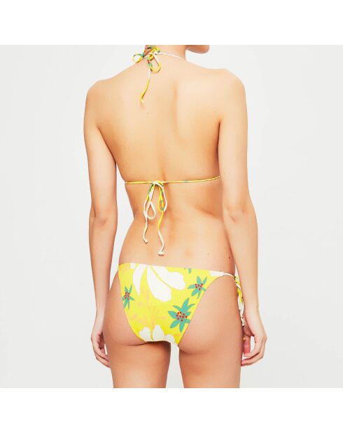 Maillot de bain 2 pièces triangles souples Zulu jaune