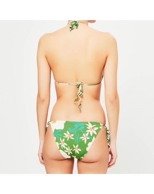 Maillot de bain 2 pièces triangles souples Zulu vert