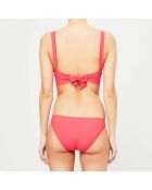 Maillot de bain 2 pièces triangles brassière Solidos rose